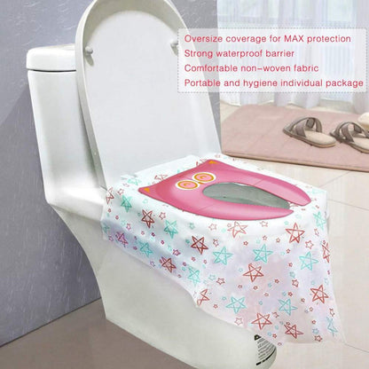 Toilettenauflage XL WC-Sitzbezug, 20 Stück Einweg Matte