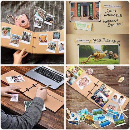 DIY Fotoalbum Holz 29x19cm Hochzeit Geschenk Valentinstag