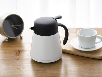 Thermoskanne 304 Edelstahl Doppelwand Isoliert Kaffee Tee Plunger 0.8L