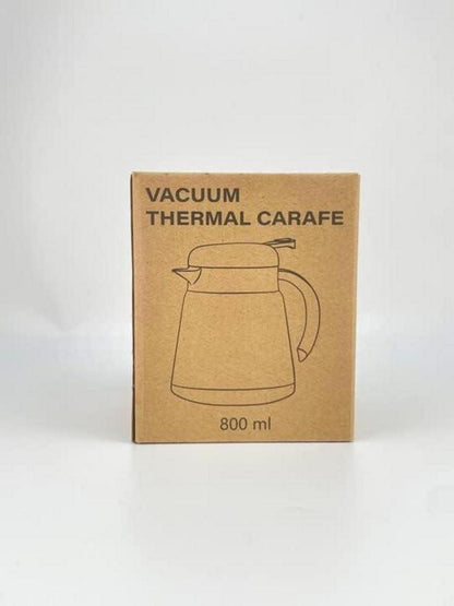 Luvan 0.8L Thermoskanne Doppelwand Vakuum Isoliert Kaffee Topf