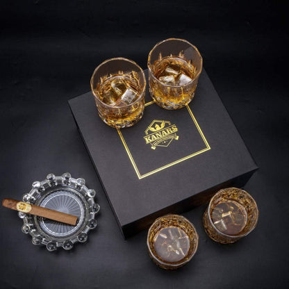 Whisky Gläser Kristallgläser 300ml 4stk Geschenke für Männer