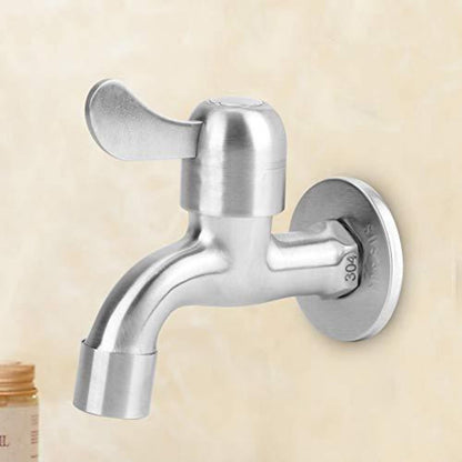 Edelstahl Wandwasserhahn für Bad, Küche & Garten