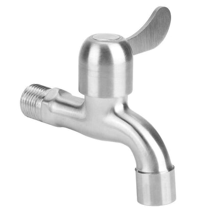 Edelstahl Wandwasserhahn für Bad, Küche & Garten