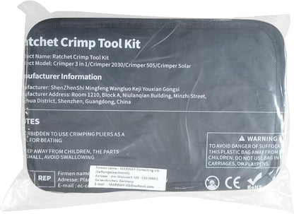 Crimpzange Aderendhülsen Set 0,25-10 mm² 1200 Stück inkl. Abisolierzange