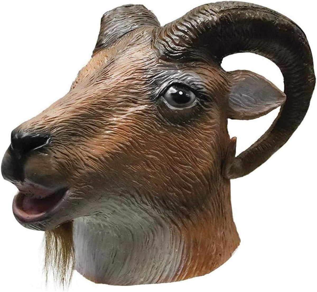 Ziege Antilope Tierkopf Maske Halloween Karneval Kostüm Latex