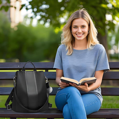 Miss Lulu Damen Rucksack Anti Diebstahl Casual Daypack