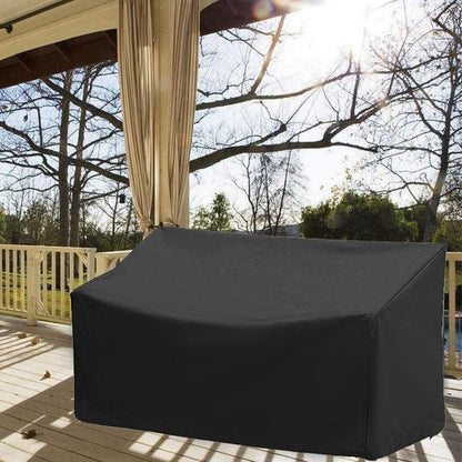 Gartenbank Abdeckung 4-Sitzer wasserdicht, UV-beständig, Schwerlast 420D