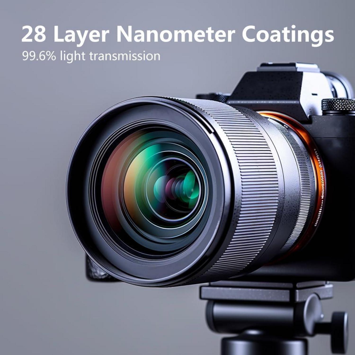 72mm UV Filter S-Pro HD Nano MRC B270 Schott Glas Ultraviolett Schutz für