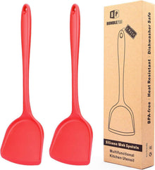 2er-Pack Silikon-Wokpfannenwender Antihaft hitze-/schmutzresistent