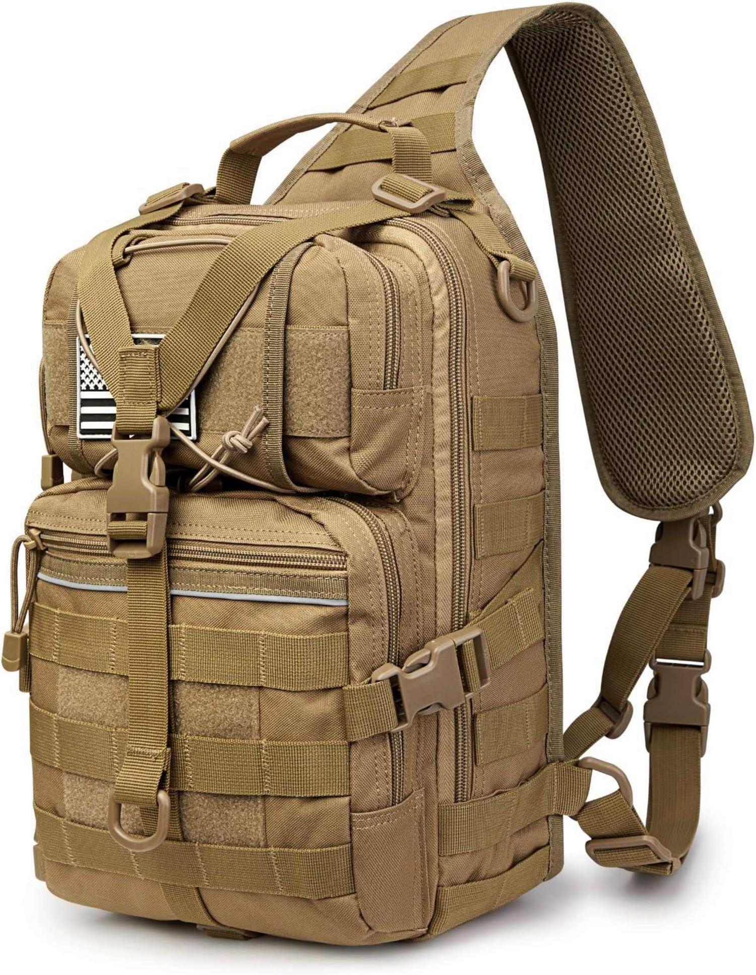 Taktischer Sling Rucksack Militär Umhängetasche Outdoor Camping