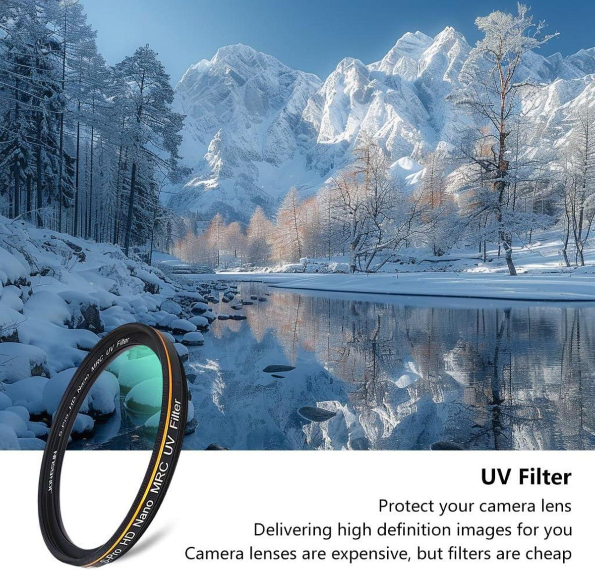 UV Filter 58mm S-Pro HD Nano MRC 16-Lagig B270 Glass