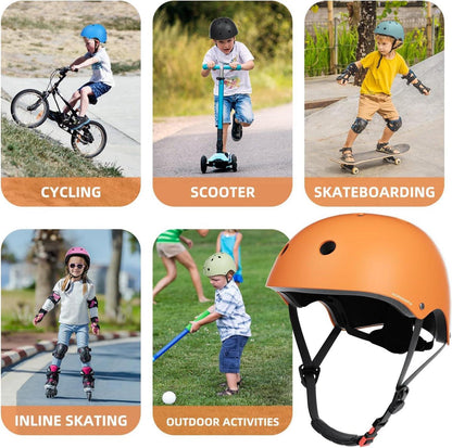 Kinder Fahrradhelm Skaterhelm verstellbar CE-zertifiziert