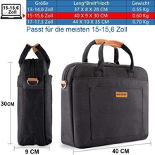 Laptoptasche 15-15.6 Zoll Aktentasche Handtasche