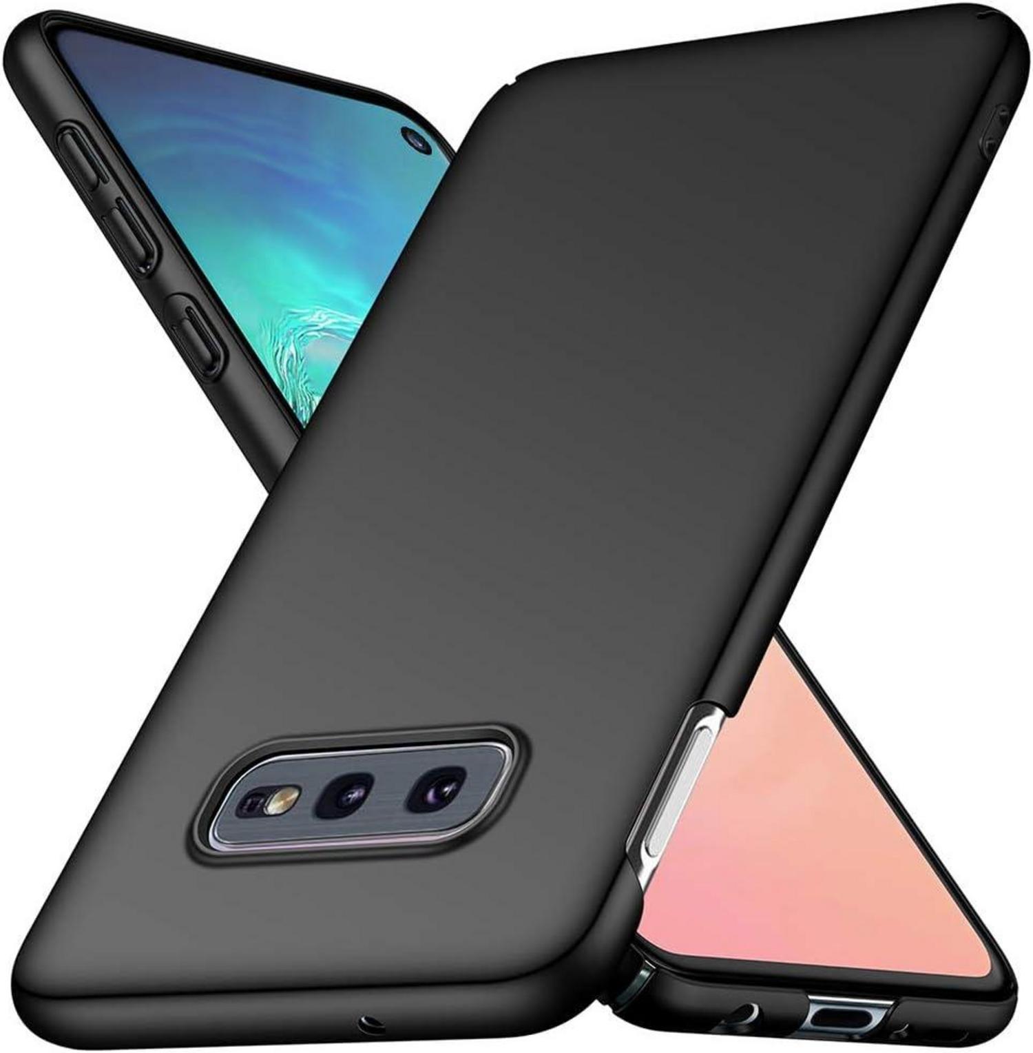 ORNARTO Samsung Galaxy S10e Hülle FeinMatt Schwarz 5,8 Zoll