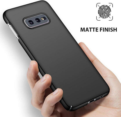 ORNARTO Samsung Galaxy S10e Hülle FeinMatt Schwarz 5,8 Zoll