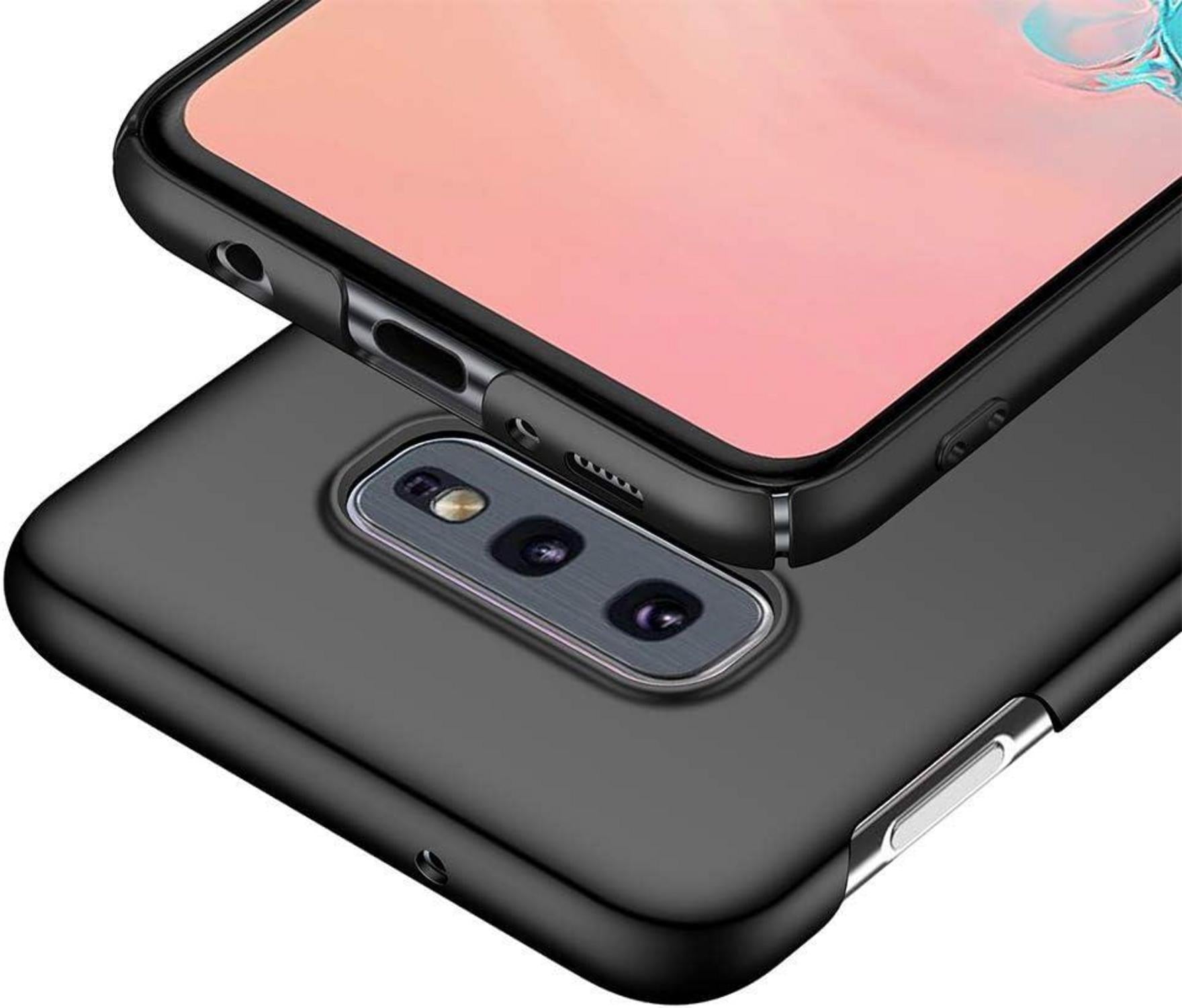 Schwarze ORNARTO Hülle für Samsung Galaxy S10e - Dünn & Anti-Scratch