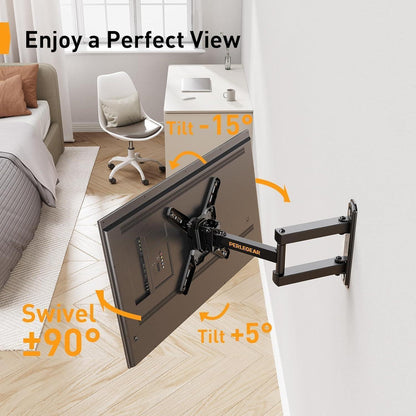 TV Wandhalterung Schwenkbar Neigbar Drehbar 13-42 Zoll 25Kg