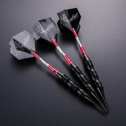 3er Set Hopewey Soft Dartpfeile 20g Schwarz Metallfässer Flights Rot