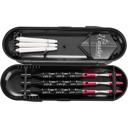 3er Set Hopewey Soft Dartpfeile 20g Schwarz Metallfässer Flights Rot