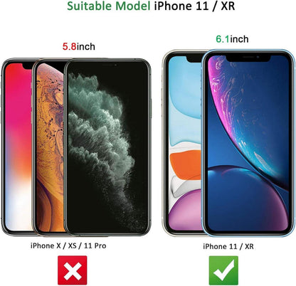 iPhone 11 XR Panzer Schutzglas 3 Stück 9H Härte 0.33mm Ultra-klar