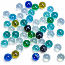 50stk Murmeln Glas bunt Kinder Deko Spielzeug klare