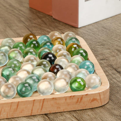 50stk Murmeln Glas bunt Kinder Deko Spielzeug klare