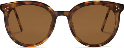 SOJOS Retro Vintage Damen Sonnenbrille Rund Cateye
