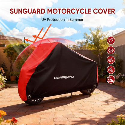 Wasserdichte Motorradabdeckung Outdoor XXXL – Schutzhülle für Roller