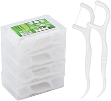 Zahnseide Dental Floss Sticks mit Zahnstocher Halter - 200 Stück