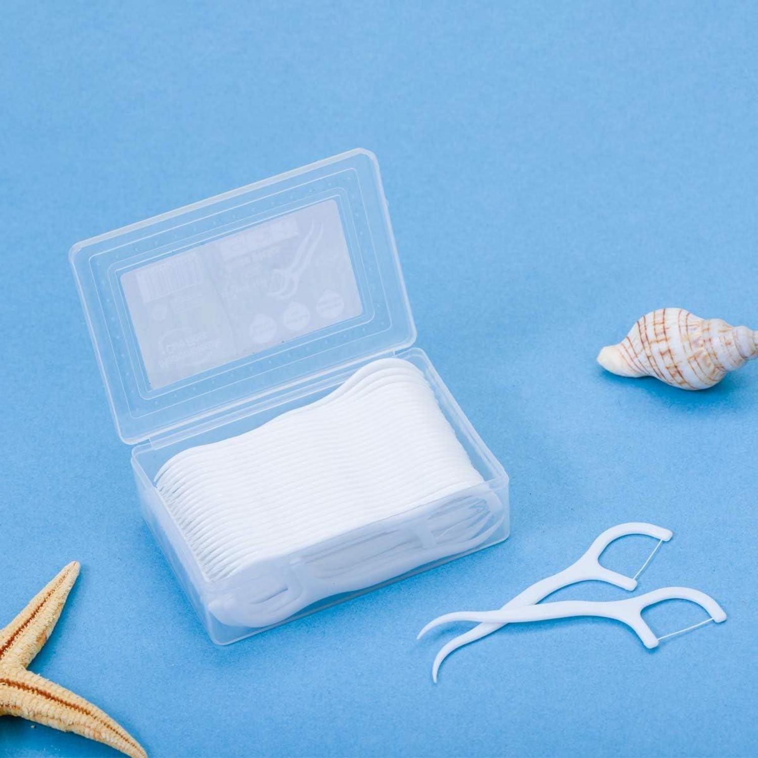 300er Einweg Zahnseide Sticks Dental Floss Zahnstocher Interdental