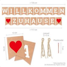 Willkommen Zuhause Banner herzlich willkommen Girlande Deko