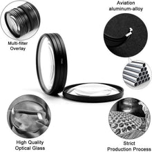 55mm Close-up Nahlinsen Filter Kit 4-teilig Makrolinsen Set