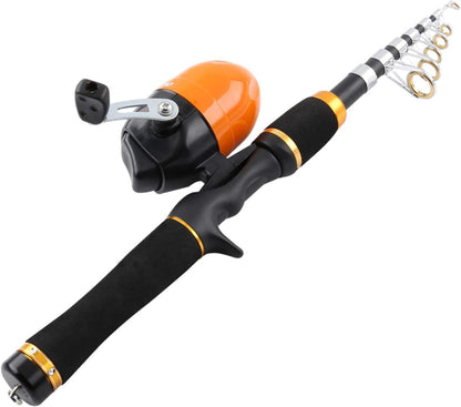 Teleskop-Angelrute für Kinder mit Spincast Reel Combo
