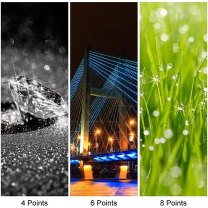 37mm Sternfilter Set mit 4/6/8 Punkten für Canon Nikon Sony