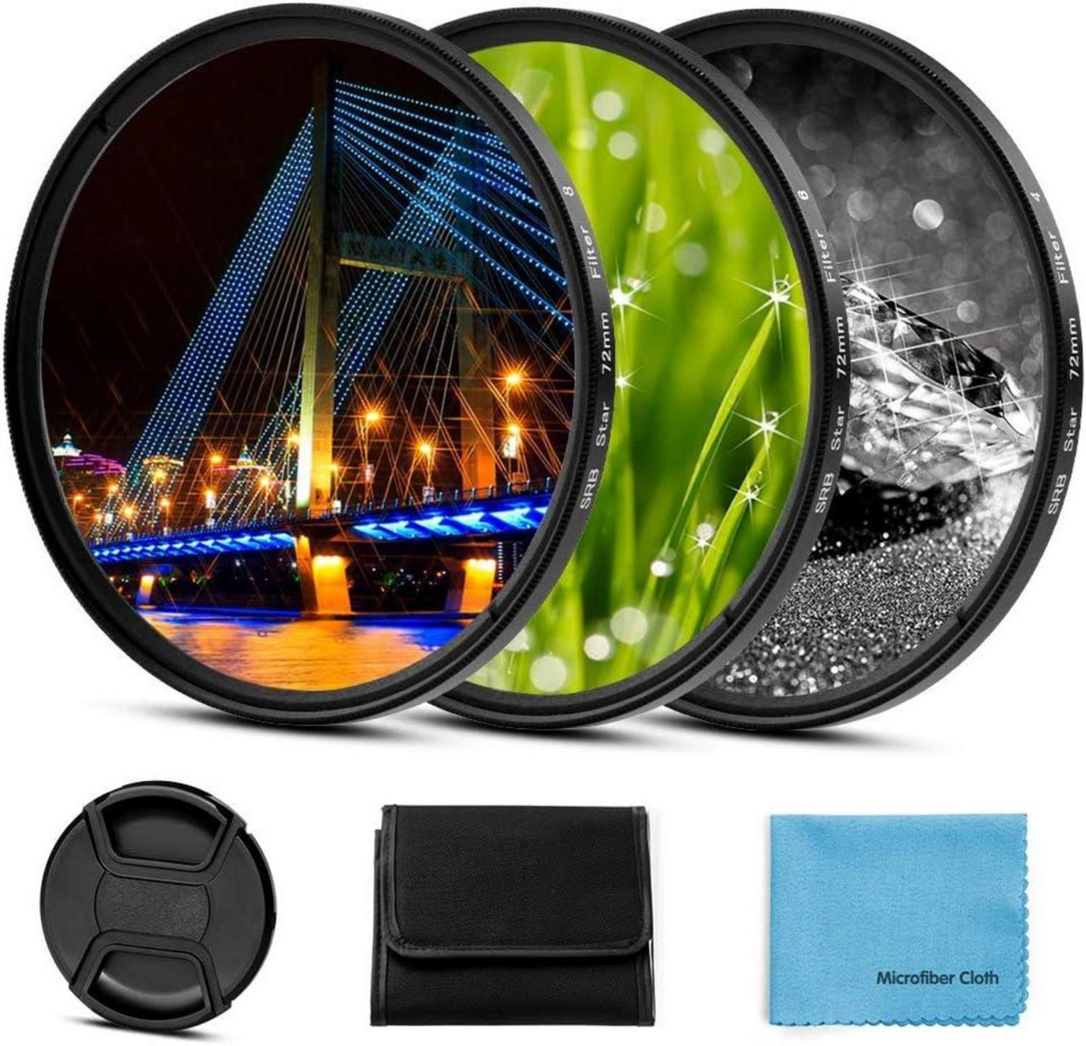 Fotover 37mm Sternfilter Set 4 6 8 Punkte Kompatibel Canon Nikon Sony