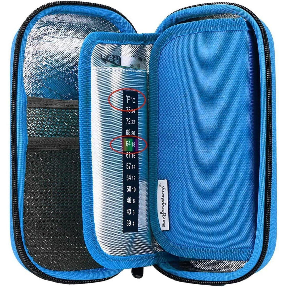 Insulin Kühltasche Reise Tasche mit 3 Kühlakkus