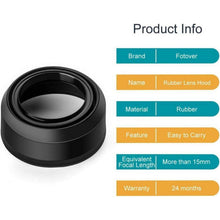 55mm Gegenlichtblende Gummi für Canon Nikon Sony