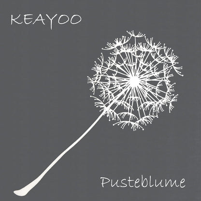 Bettwäsche 135x200 Grau Weiß Pusteblume Muster 100% Baumwolle Wendebettwäsche