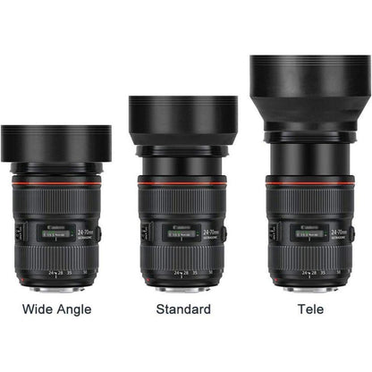 62mm Gegenlichtblende Gummi Universal Sonnenblende für Canon
