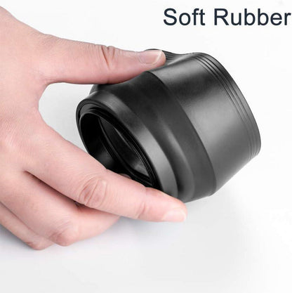 62mm Universal Gummi Gegenlichtblende Sonnenblende für Canon Nikon