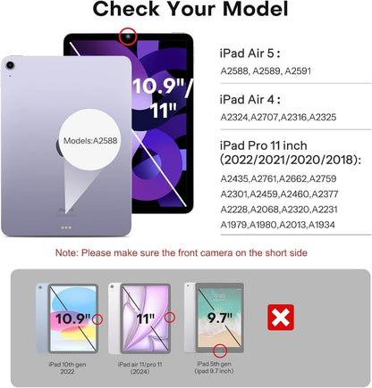 Panzer Schutz Glas Folie für iPad Air 5, Pro 11 Zoll 2022