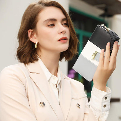 Pomelo Best Damen Geldbörse RFID NFC Blocker Mehrfachfächer