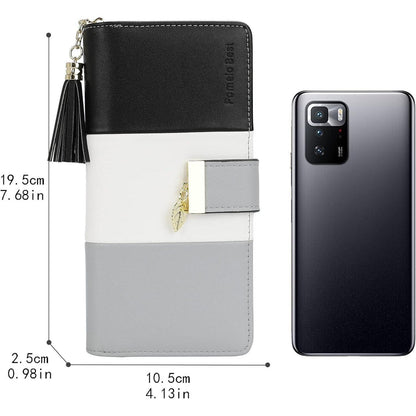 Pomelo Best Damen Geldbörse RFID NFC Blocker Mehrfachfächer