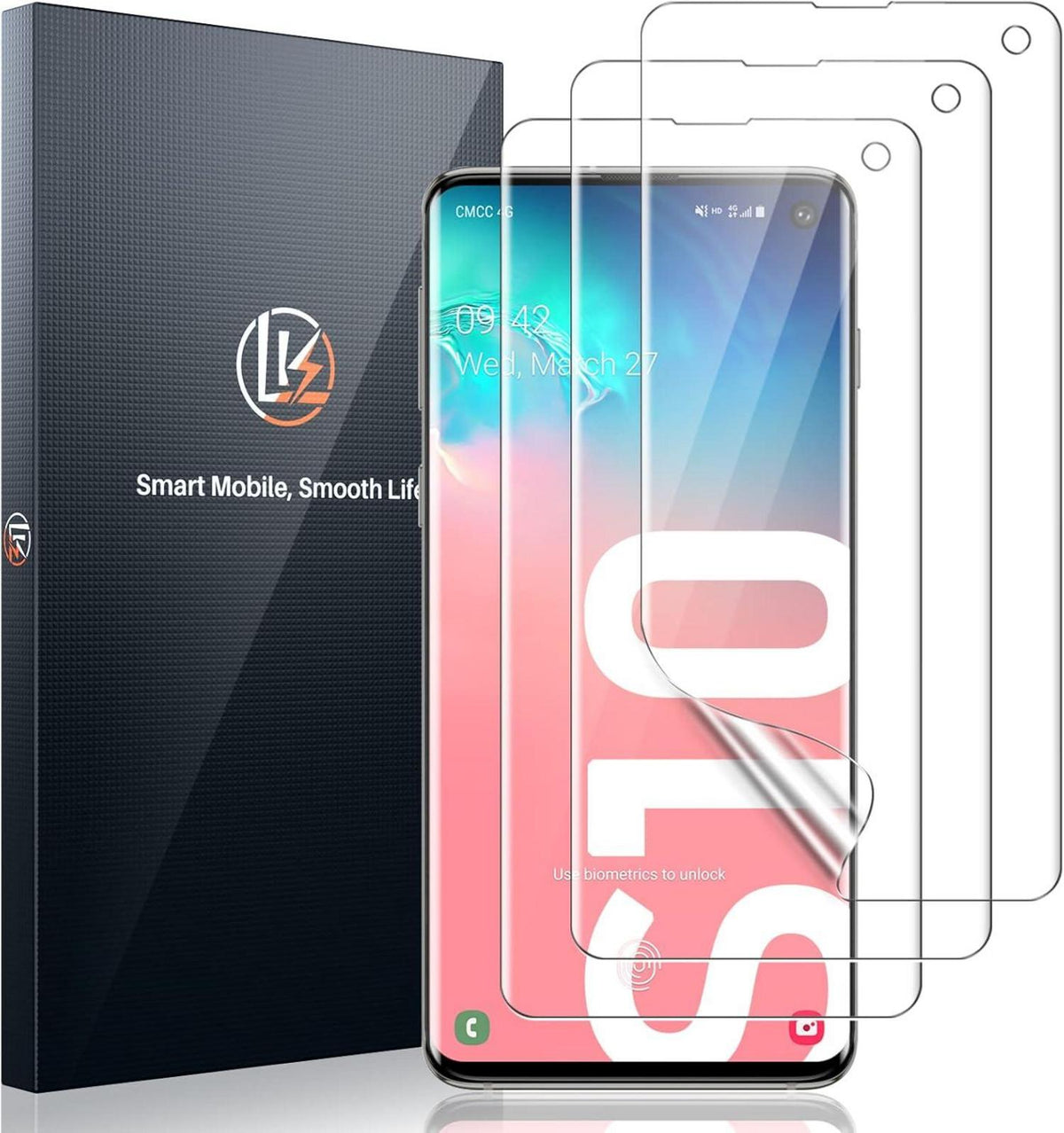 Schutzfolie Samsung Galaxy S10 Fingerabdruck Blasenfrei transparent