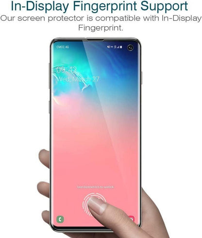 Samsung Galaxy S10 Schutzfolie 3er Pack klare HD Weich TPU