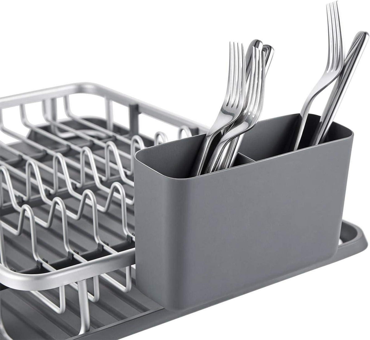 Geschirrabtropfgestell Aluminium Besteckhalter Abtropfkorb