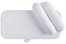 Waschlappen Frottee Make-Up Entferner Tuch 3er Pack 15x30cm White