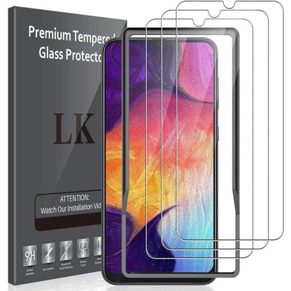 Samsung Galaxy A50 Schutzfolie Clear HD 9H Härte blasenfrei