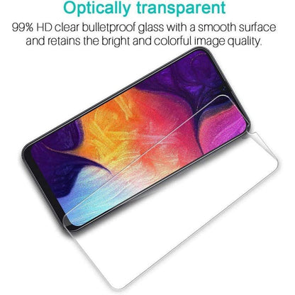 Samsung Galaxy A50 Schutzfolie Clear HD 9H Härte blasenfrei