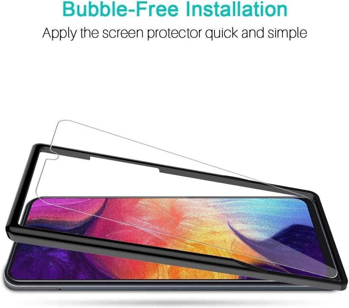 3er Pack Schutzfolie Samsung Galaxy A50 9H Härte HD Displayschutzfolie